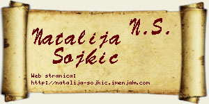 Natalija Sojkić vizit kartica